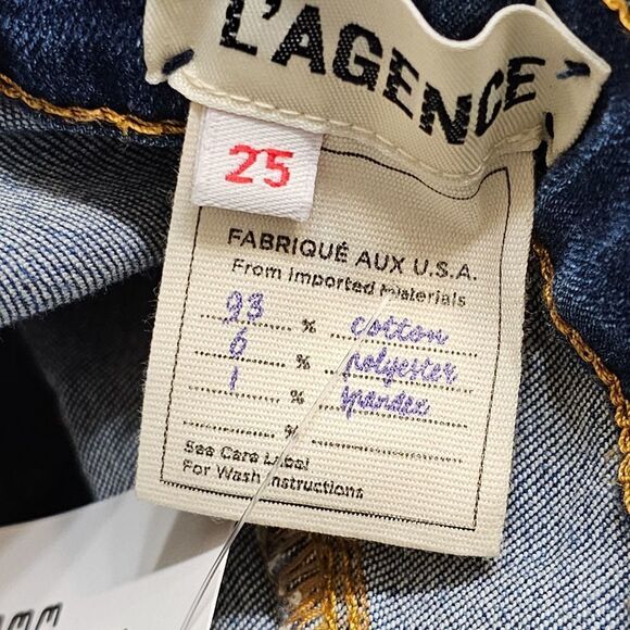 NWT L'AGENCE Margot Jean Laguna 25 - Picture 4 of 7